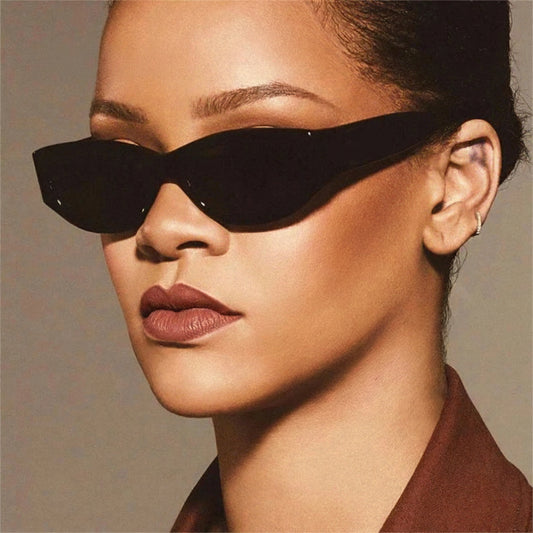 Fashion Cat Eye Irregular Sunglasses Women Vintage Clear Candy Color Eyewear Men Trending Polygon Sun Glasses Shades UV400