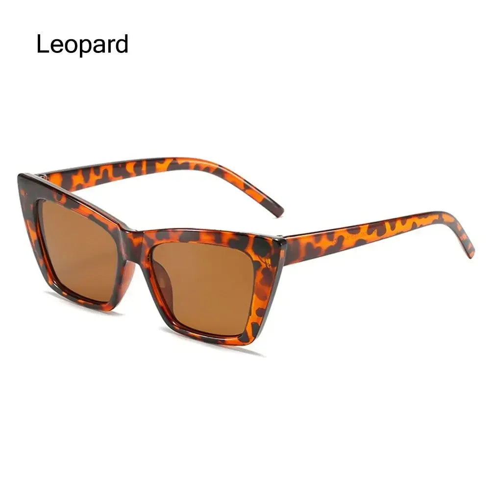 Fashion Square Sunglasses Woman Vintage Cat Eye Design Sun Glasses Female Male Personality Cool Retro Black Cateye Oculos