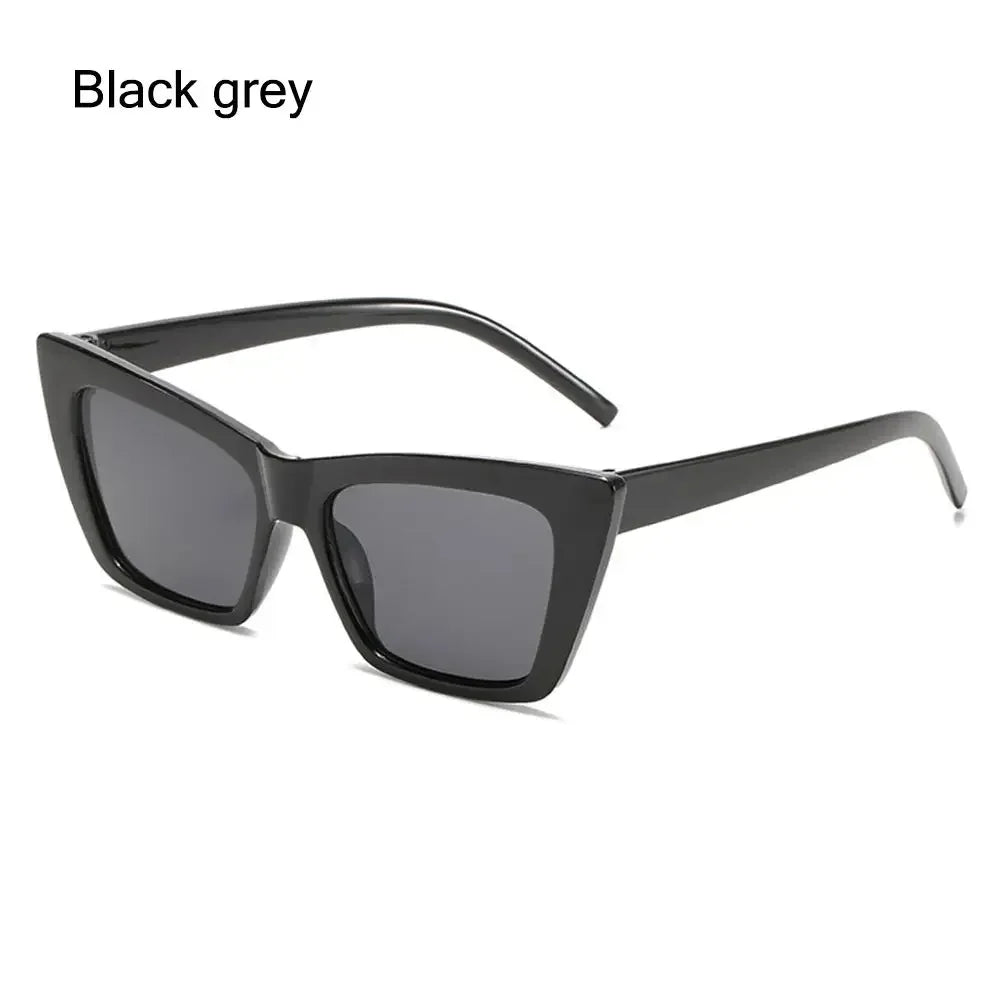 Fashion Square Sunglasses Woman Vintage Cat Eye Design Sun Glasses Female Male Personality Cool Retro Black Cateye Oculos